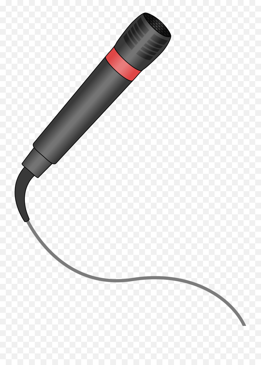 Simple Microphone Clipart - Portable Emoji,Microphone Clipart