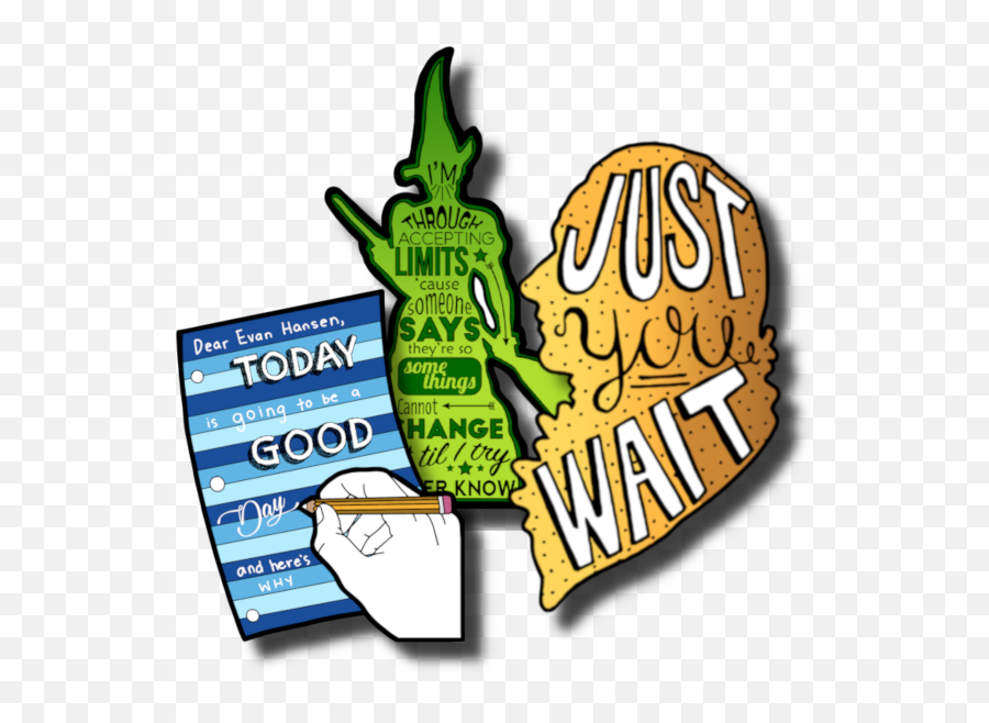 Dear Evan Hansen Evan Stickers Clipart - More Chill Stickers Emoji,Dear Evan Hansen Logo
