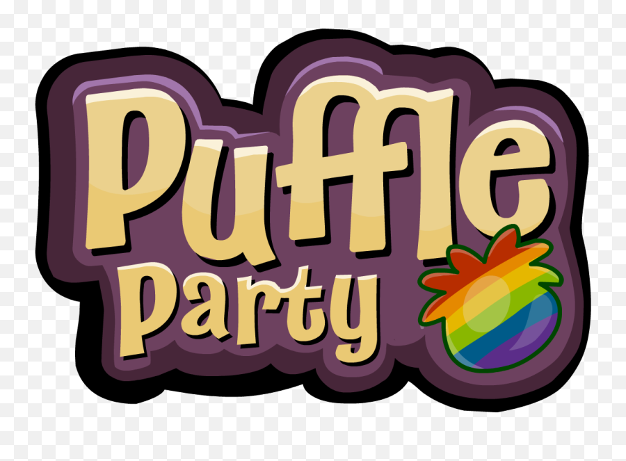 Puffle - Puffle Party Club Penguin Logo Emoji,Club Penguin Logo