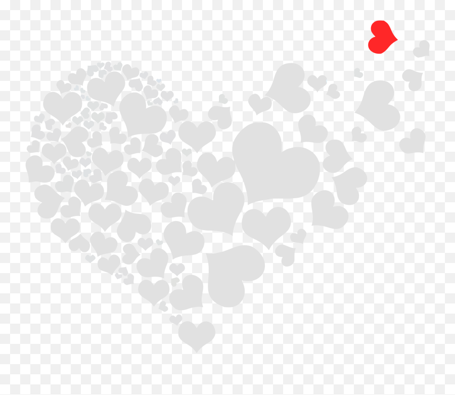 Library Of Distressed Heart Graphic Free Download Black And - White Transparent Hearts Background Emoji,Heart Clipart Black And White