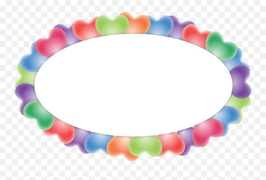 Oval Frame Png - Balloon Oval Burst Heart Frame Png Image Happy Birthday To You Papa 2020 Wishes Emoji,Oval Frame Png