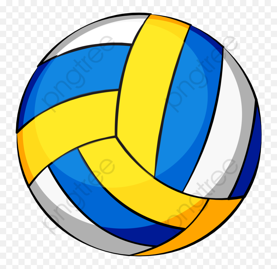 Volleyball Clipart Blue - Png Download Full Size Clipart Emoji,Volleyball Net Clipart