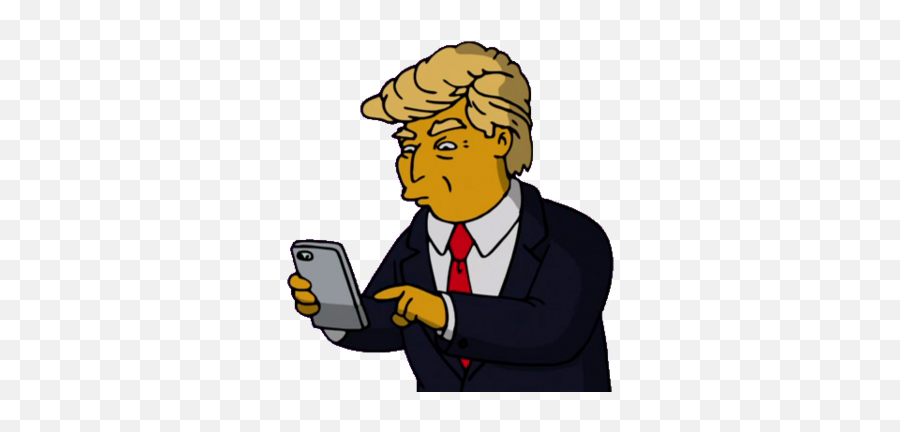 Donald Trump - Trump The Simpsons Png Emoji,Trump Png