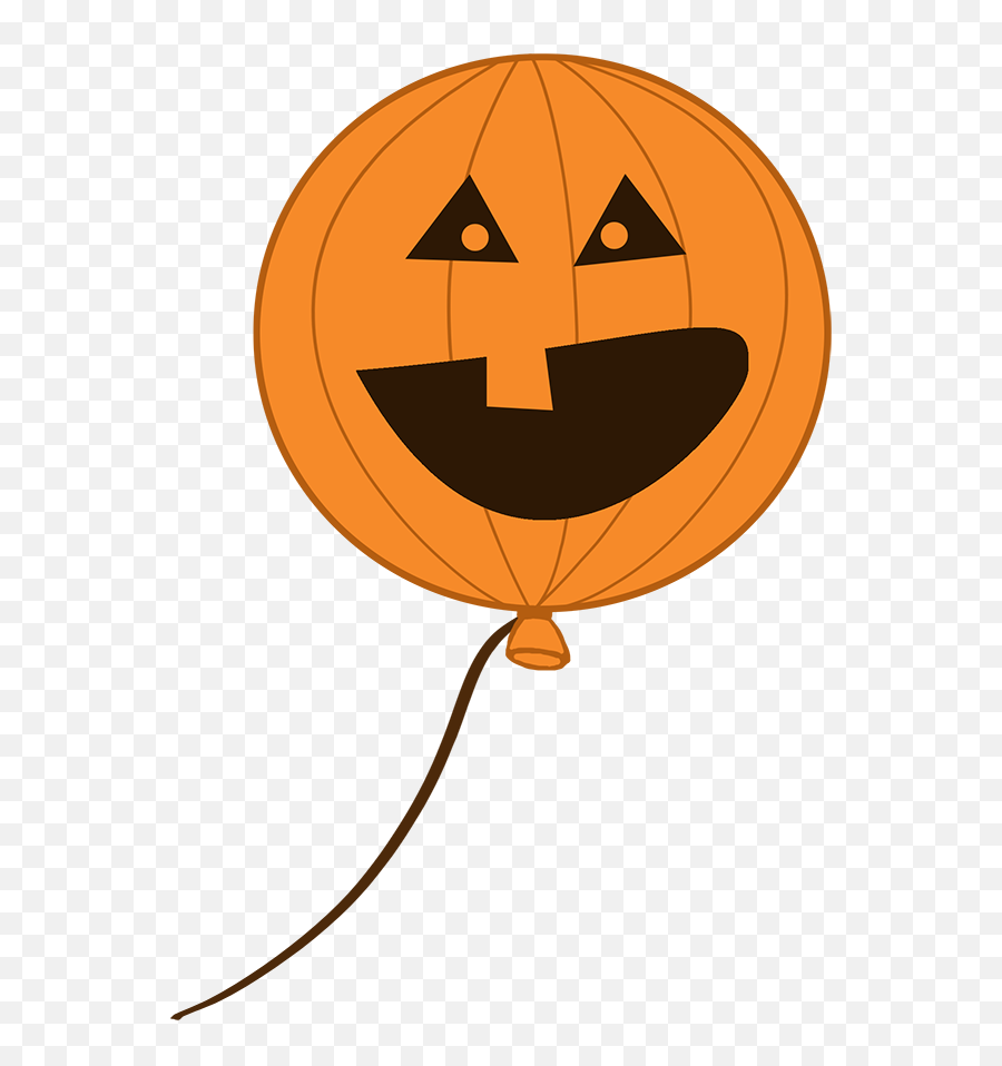 Balloon Clipart - Happy Emoji,Halloween Pumpkin Png