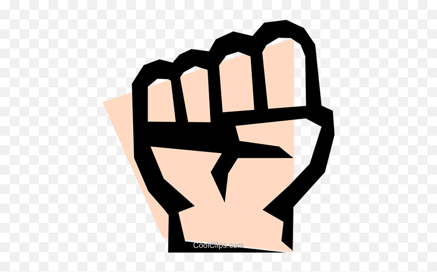 Fist Royalty Free Vector Clip Art Illustration - Hand0174 Emoji,Fist Clipart