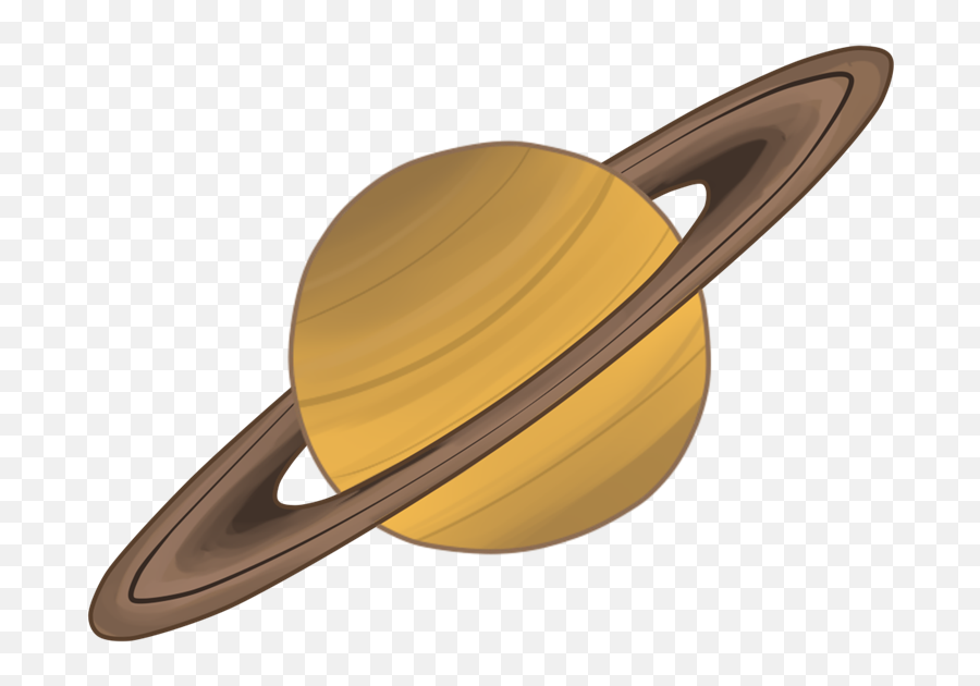 Cute Planet Clipart 2 - Saturn Drawing Emoji,Planet Clipart