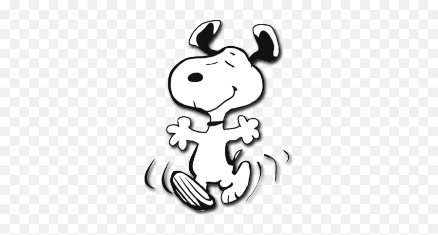 The Snoopy Dance - Snoopy Png Emoji,Snoopy Transparent