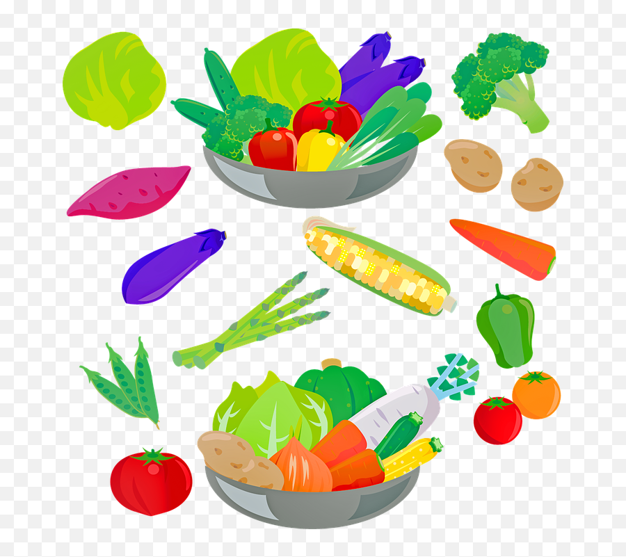 Salad Clipart Png - Vegetables Salad Broccoli Corn Vegetable Emoji,Salad Clipart