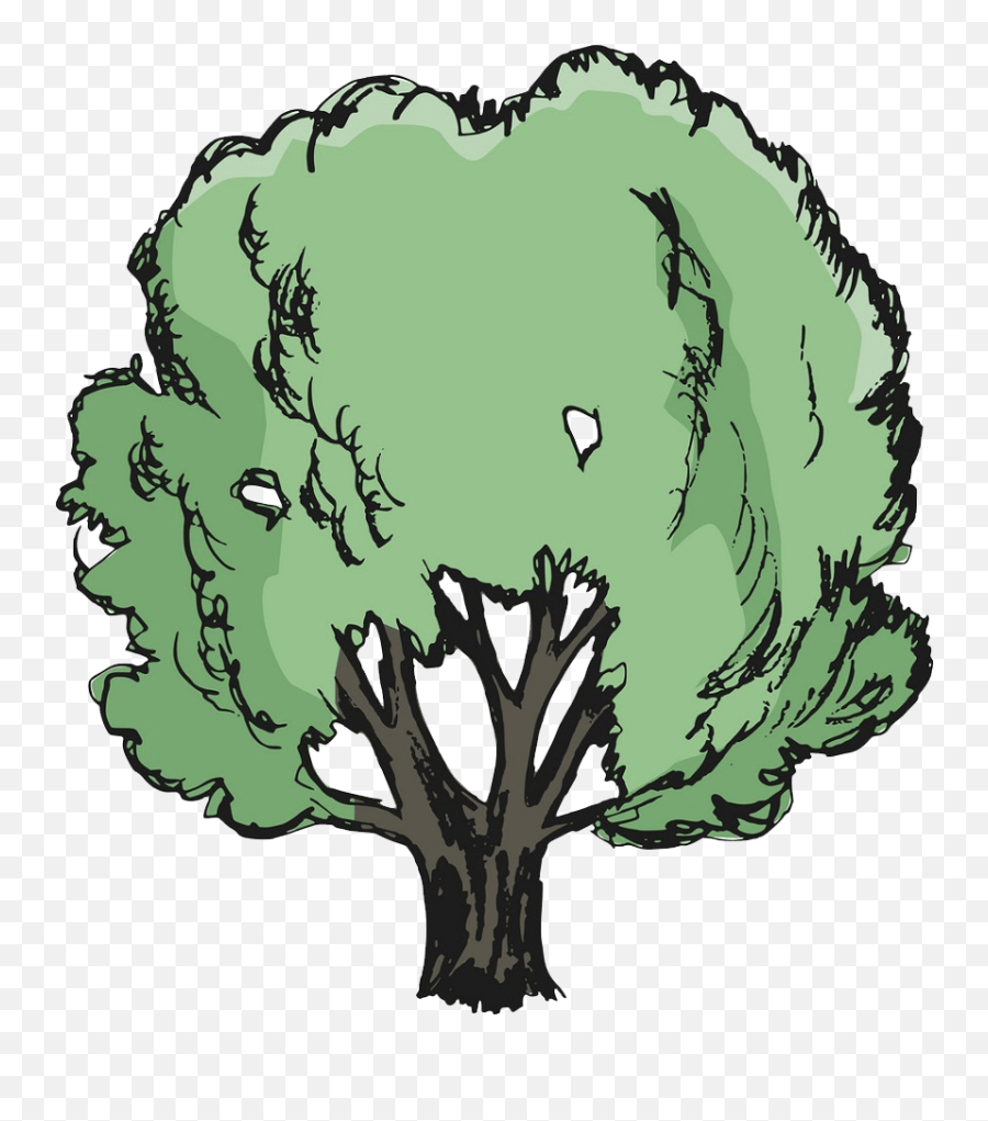Oak Tree Clipart Transparent - Oak Emoji,Tree Clipart