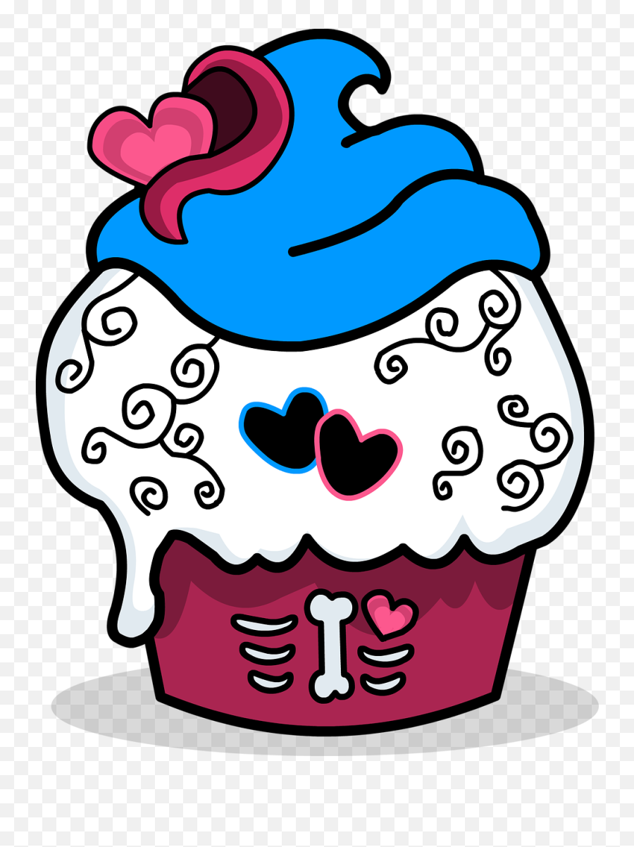 Cupcake Clipart - Full Size Clipart 5572318 Pinclipart Emoji,Cupcake Clipart Free