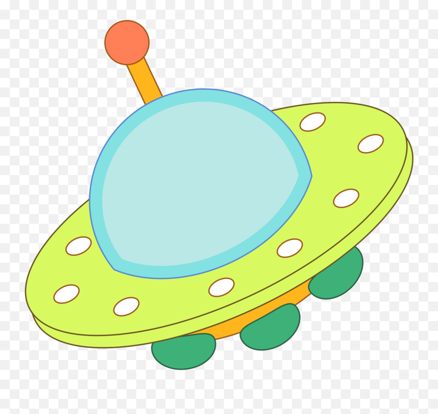 Download Hd Spaceship Clipart Outer - Dot Emoji,Spaceship Clipart