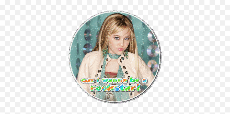 Cuz I Wanna Be A Rockstar Hannah Montana Facebook And Emoji,Hannah Montana Logo