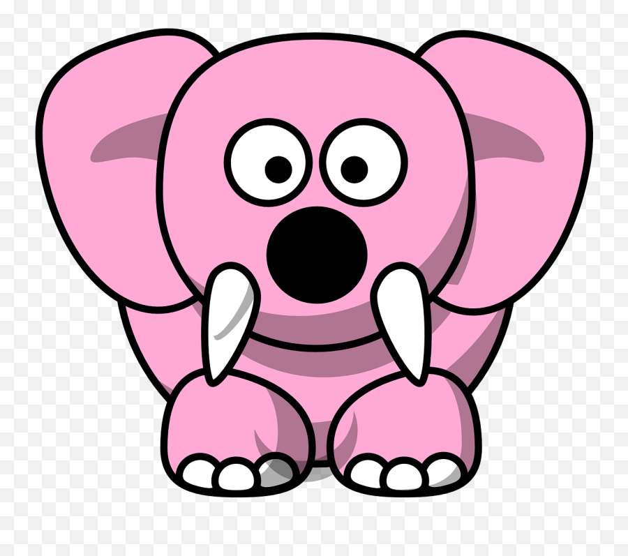 Elephant Cartoon Cute - Cartoon Elephant Emoji,Elephant Clipart