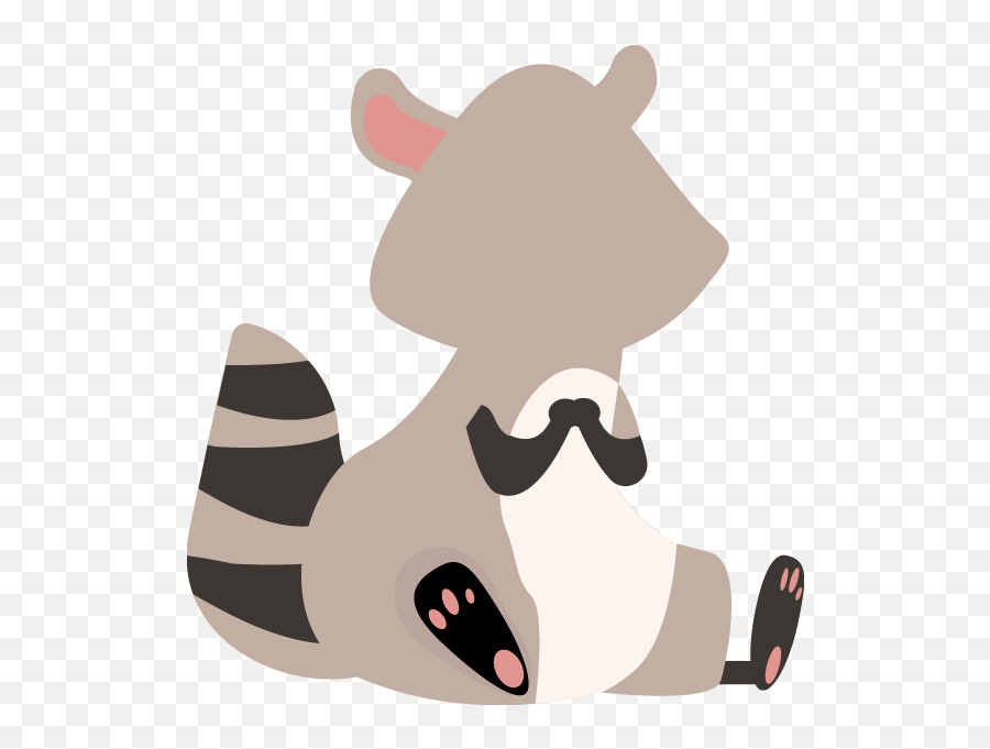 Free Online Raccoon Cartoon Animal Pet Vector For Design Emoji,Raccoons Clipart