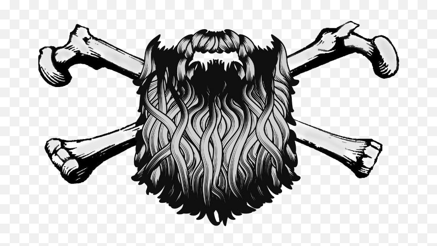 Bearded Gospel Men - Skulls And Crossbones Painting Emoji,Beard Logo