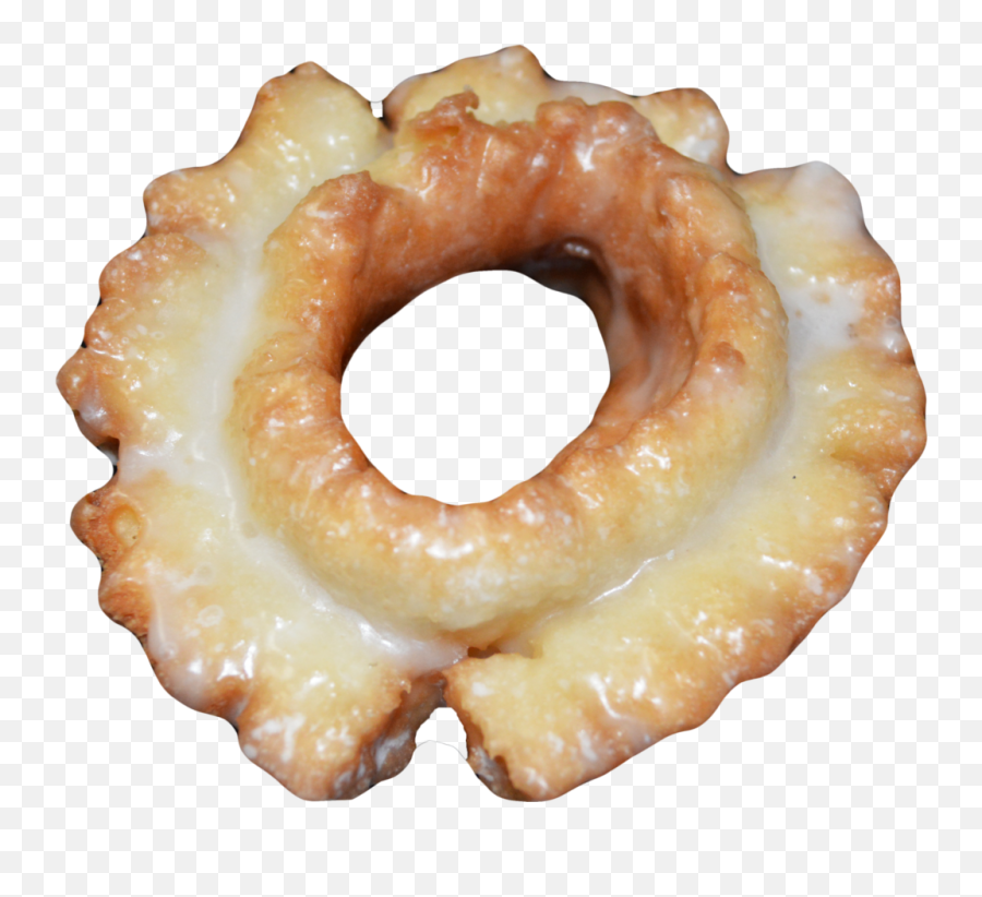 Download Classic Glazed Old Fashioned Cake Doughnut - Old Old Fashioned Donut Png Emoji,Donut Png