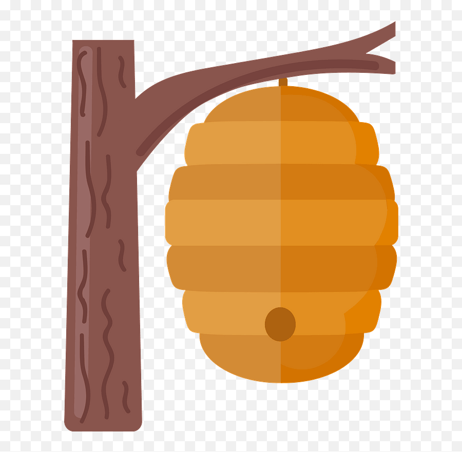 Beehive Clipart - Illustration Emoji,Beehive Clipart