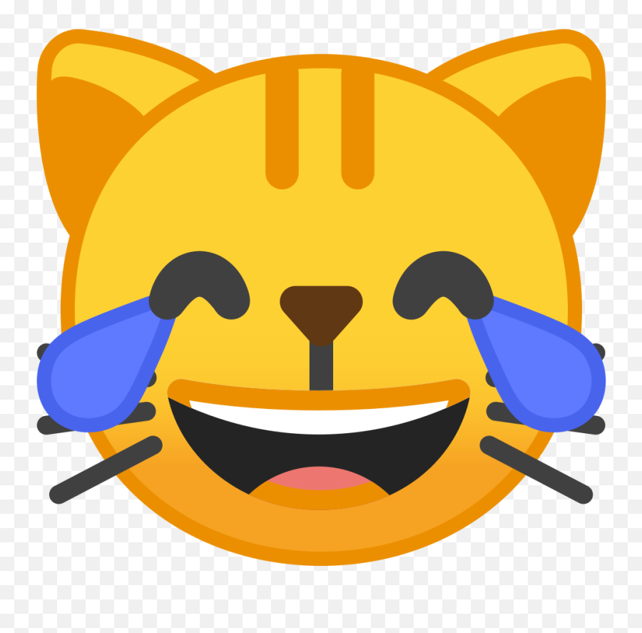 Cat Face With Tears Of Joy Icon - Cat Crying Emoji Clipart Emoji,Crying Emoji Png