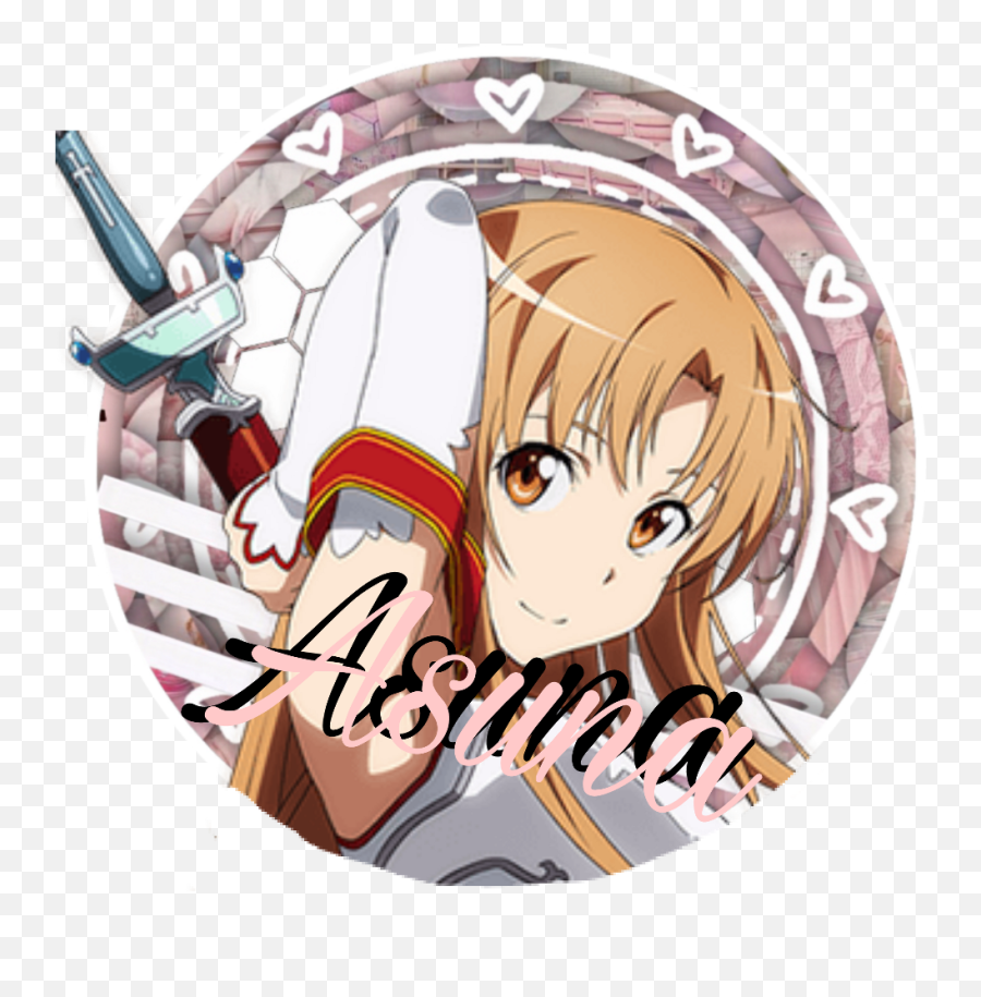 Anime Clipart Sao - Sword Art Online Asuna Png Transparent Asuna Waifu Emoji,Anime Clipart