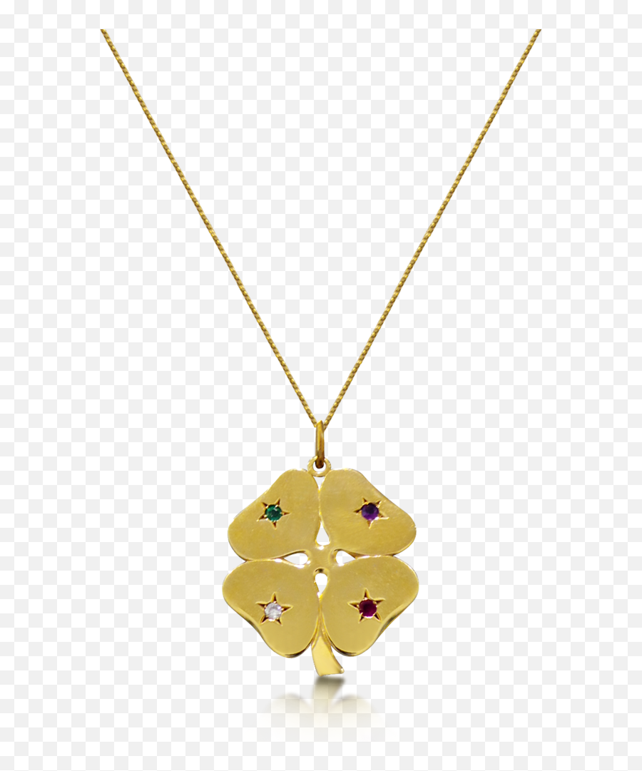 A Retro U0027dearu0027 Four Leaf Clover Charm Necklace By Cartier Emoji,Four Leaf Clover Png