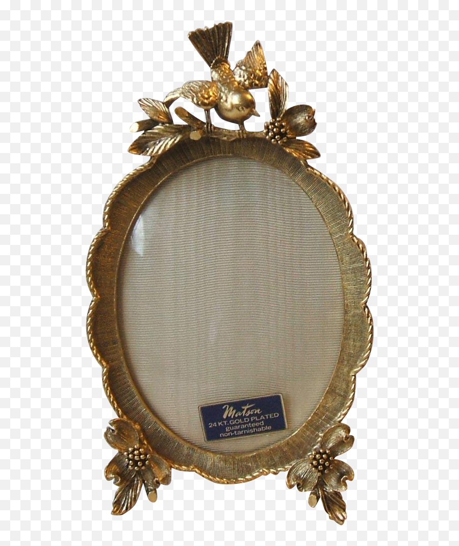 Gold Oval Frame - Mirror Png Download Original Size Png Decorative Emoji,Oval Frame Png