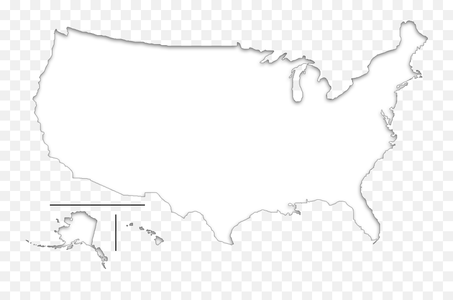 Download Hd Blind Map Of Usa Svg Black And White Library - Lee Sandwich Logo Emoji,Map Icon Png