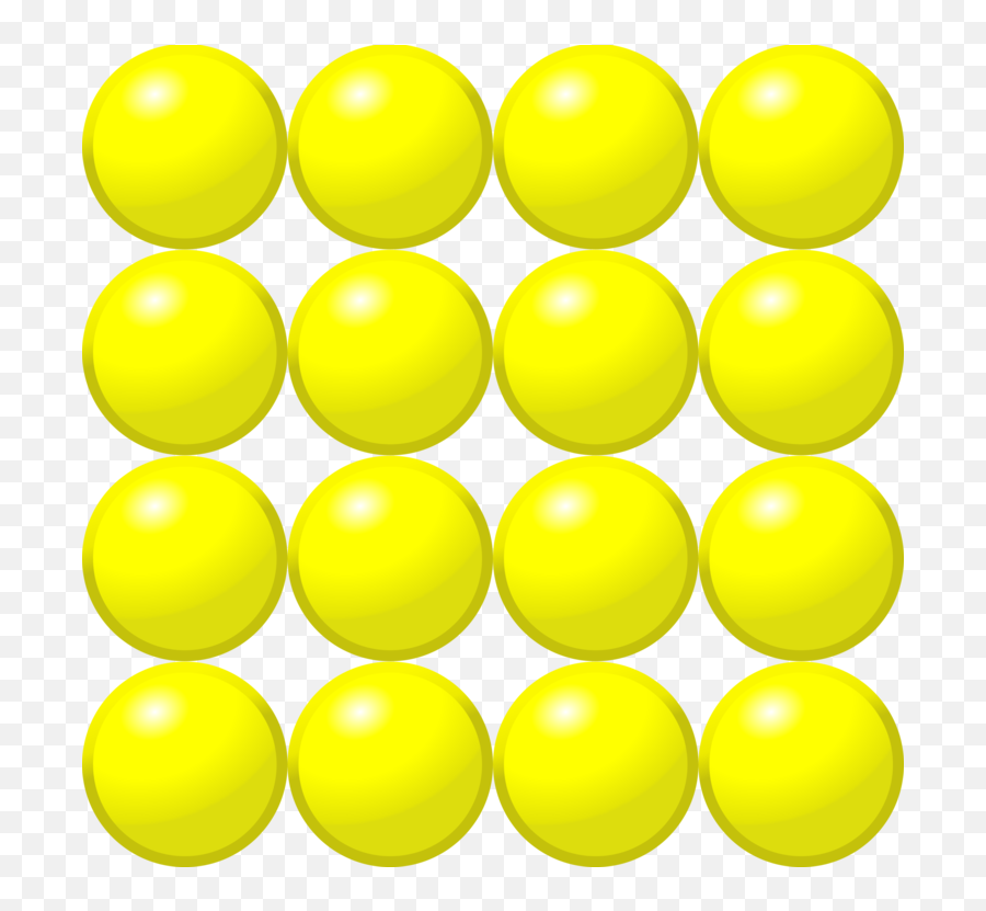 Ball Yellow Sphere Png Clipart - Dot Emoji,Bead Clipart