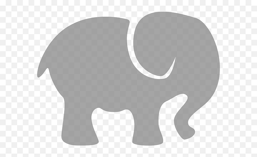Elephant Silhouette Elephant Clip Art - Silhouette Elephant Clipart Emoji,Elephant Silhouette Png