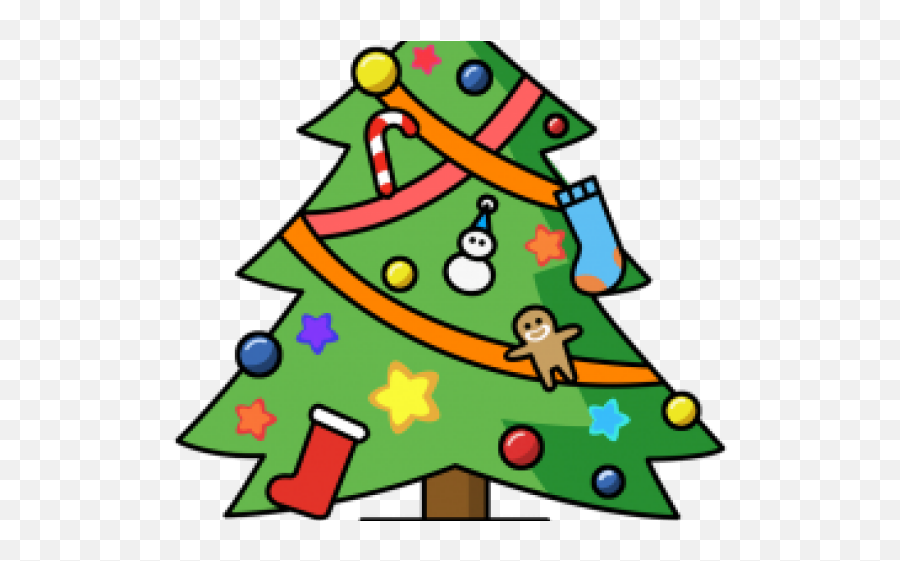 Pine Tree Clipart Yew Tree - Christmas Tree Ornament Round Cute Christmas Tree Clipart Emoji,Pine Tree Clipart Black And White