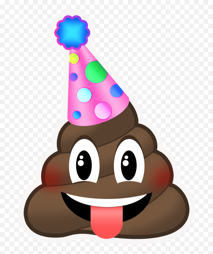 Free Transparent Pile Of Poo Emoji Png - Birthday Poop Emoji,Birthday Emoji Png