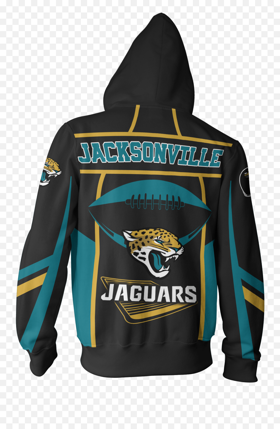 Women Jacksonville Jaguars 3d Zipper - Hoodie Emoji,Nfl Logo Sweatshirts
