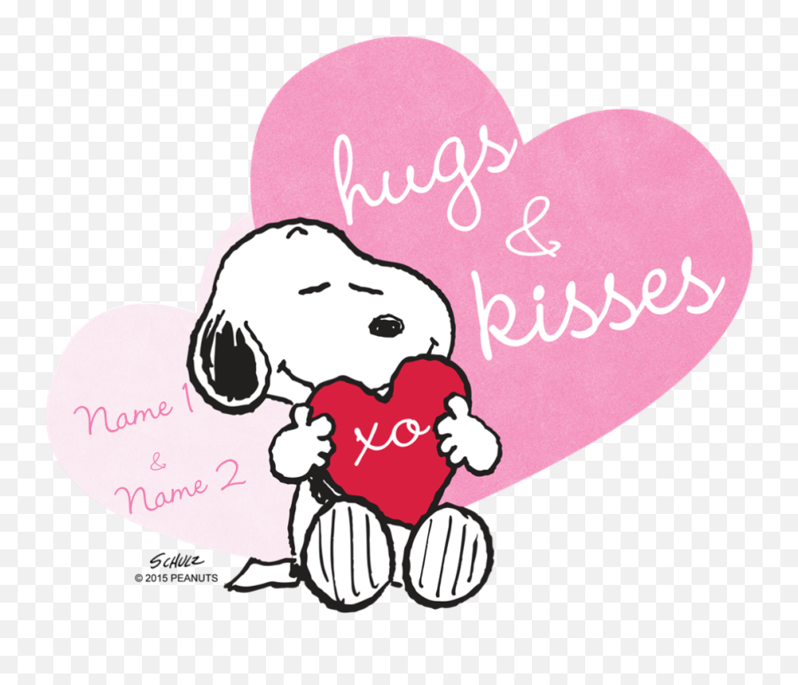 Peanut Clipart Positive Quote - Snoopy Hugs And Kisses Snoopy Hugs And Kisses Emoji,Hugs Clipart