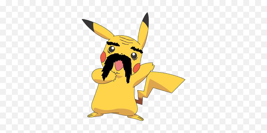 Mustache Emoji,Cute Pikachu Png