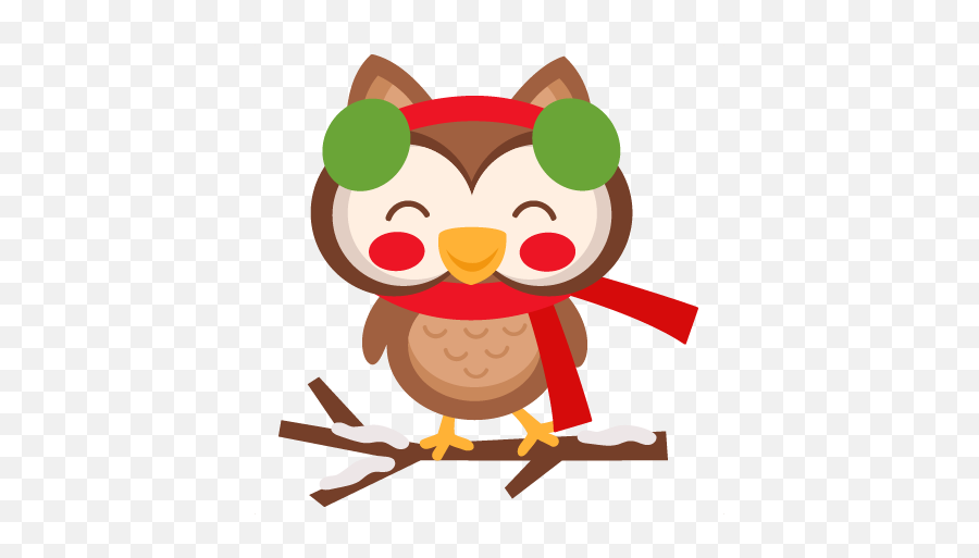Christmas Owl Svg Cuts Scrapbook Cut Emoji,Christmas Owl Clipart