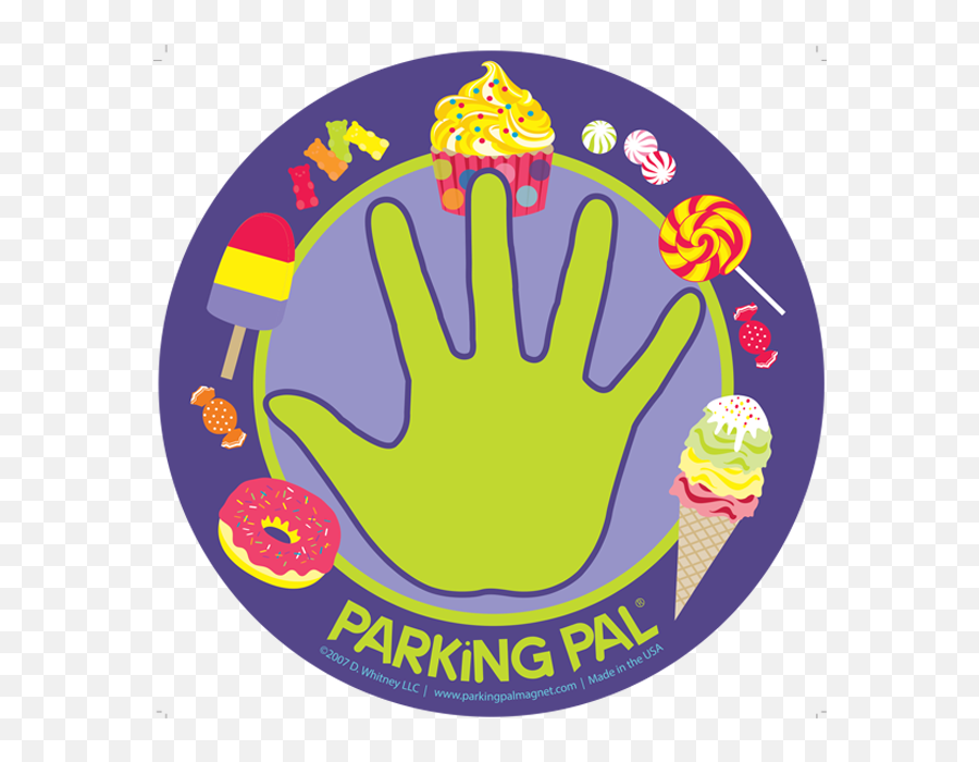Sweet Treats Parking Pal Car Magnet For Parking Lot Safety Emoji,Lot Clipart