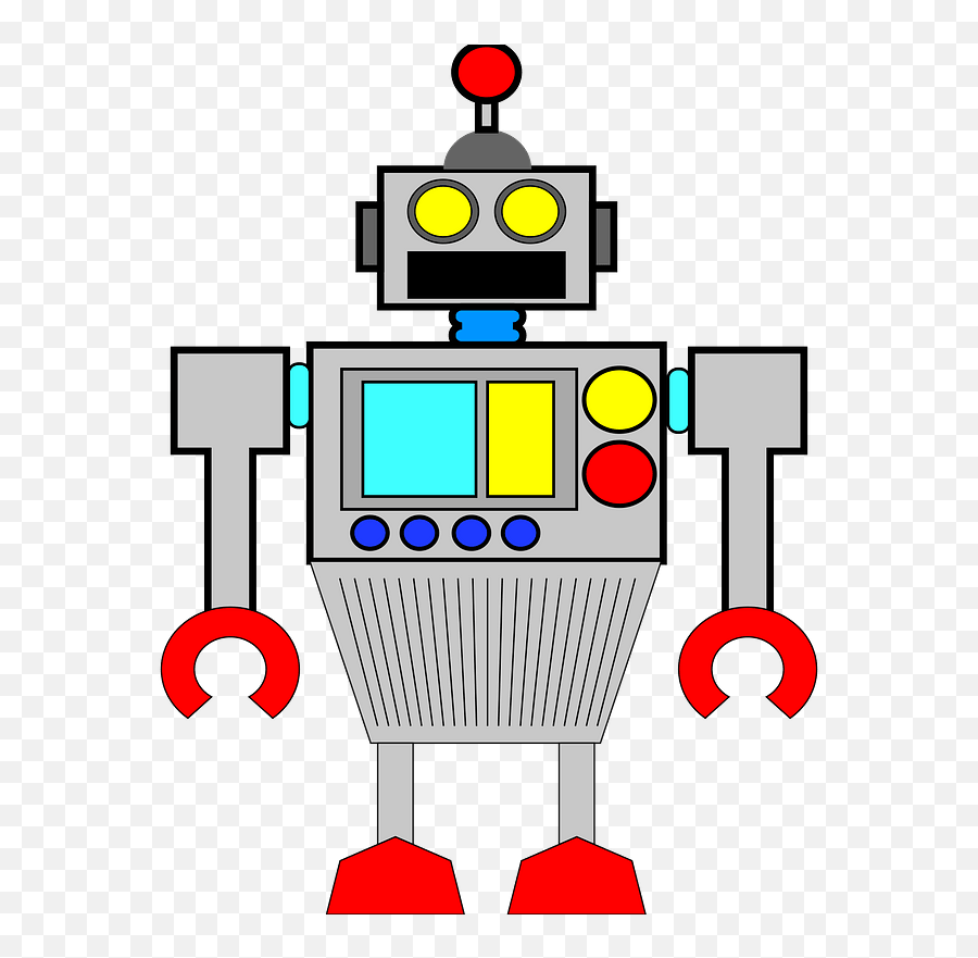 Robot - Gray Face And Body Clipart Free Download Dot Emoji,Body Clipart