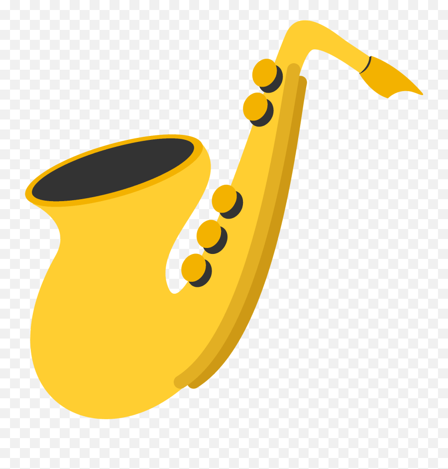 Saxophone Emoji Clipart Free Download Transparent Png - Instrumento Emoji,Saxophone Clipart