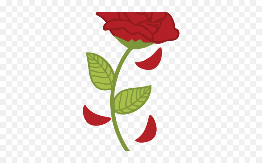 Download Rose Tattoo Clipart Beauty And The Beast Rose - Beauty And The Beast Rose Clipaer Emoji,Beauty And The Beast Clipart