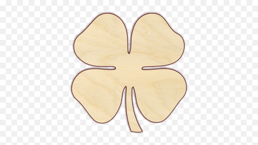 Download Four Leaf Clover - Fourleaf Clover Png Image With Girly Emoji,Four Leaf Clover Png