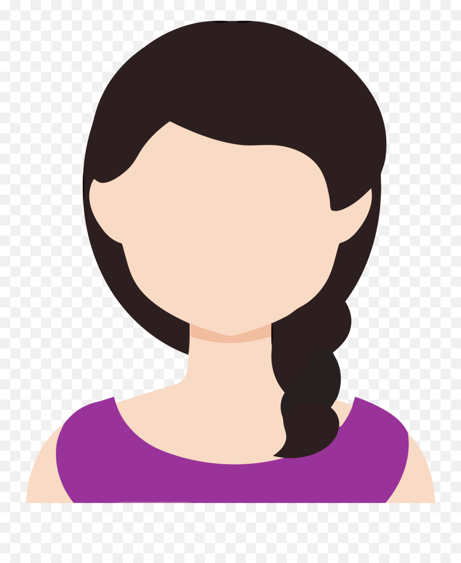 Big Image - Female Avatar Clipart Emoji,Female Clipart