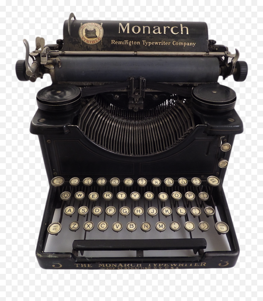 Typewriter Png Transparent Images - Remington Monarch Typewriter Emoji,Typewriter Clipart