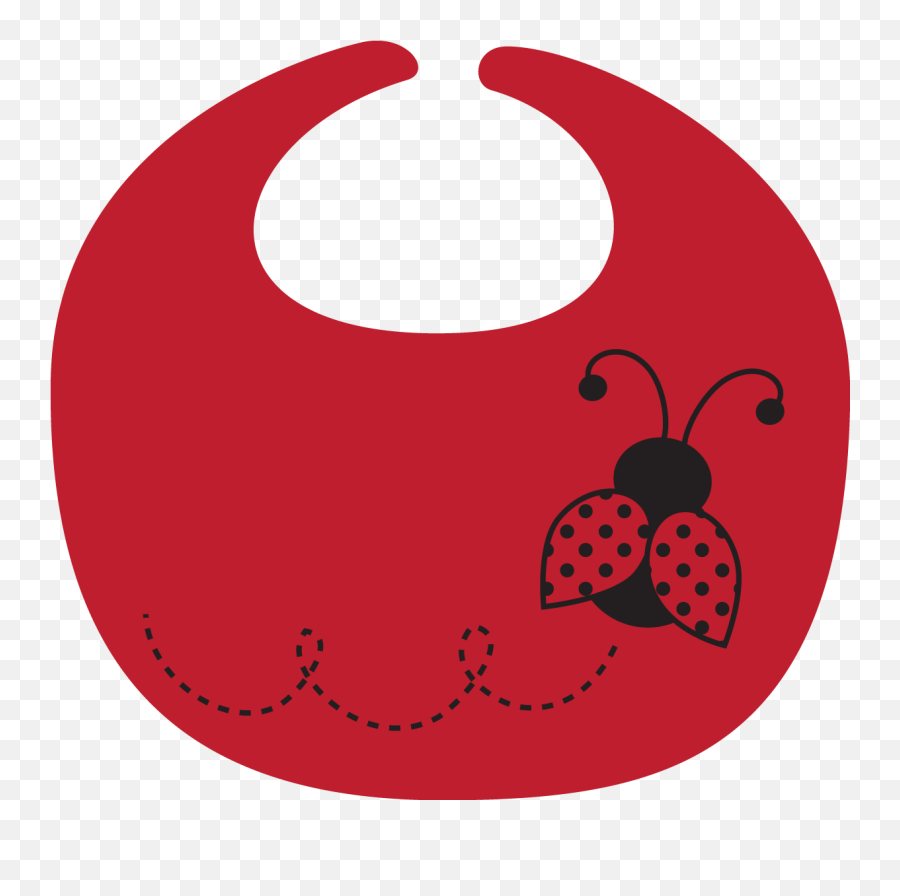 Baby Ladybug Clip Art - Oh My Baby Baby Bib Clipart Red Emoji,Ladybug Clipart