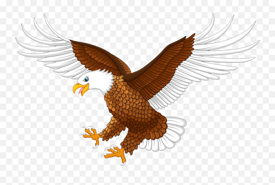 Flying Eagle Clipart Transparent - Clipart World Illustration Emoji,Bald Eagles Clipart