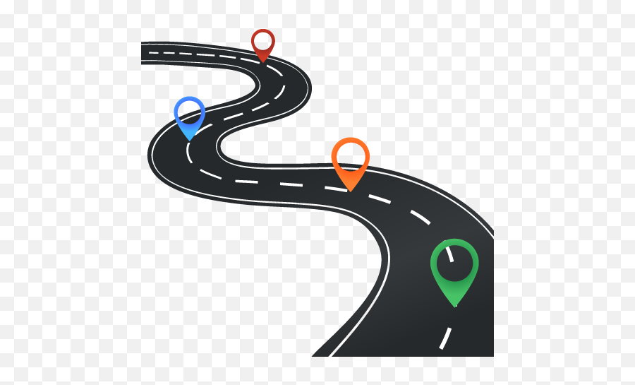 Road - Blank Road Map To Success Emoji,Road Clipart