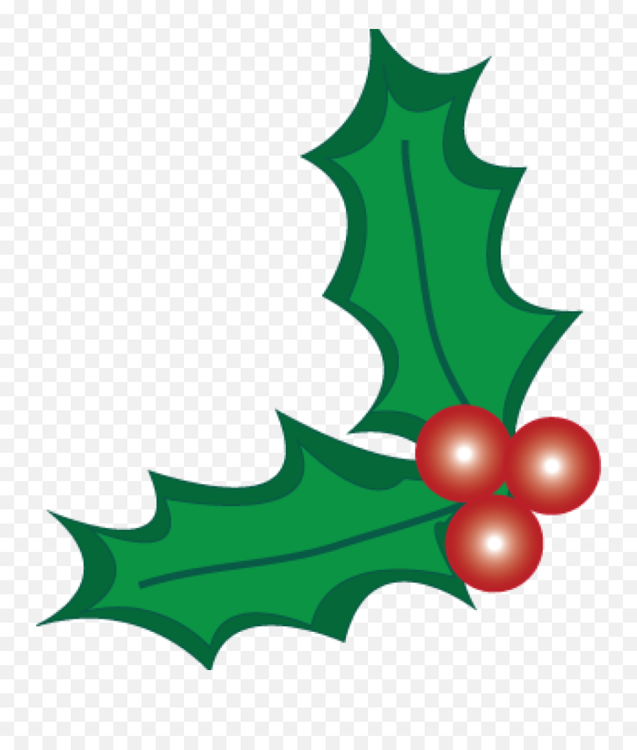 Free Christmas Holly Images Download - Transparent Clipart Holly Emoji,Holly Clipart