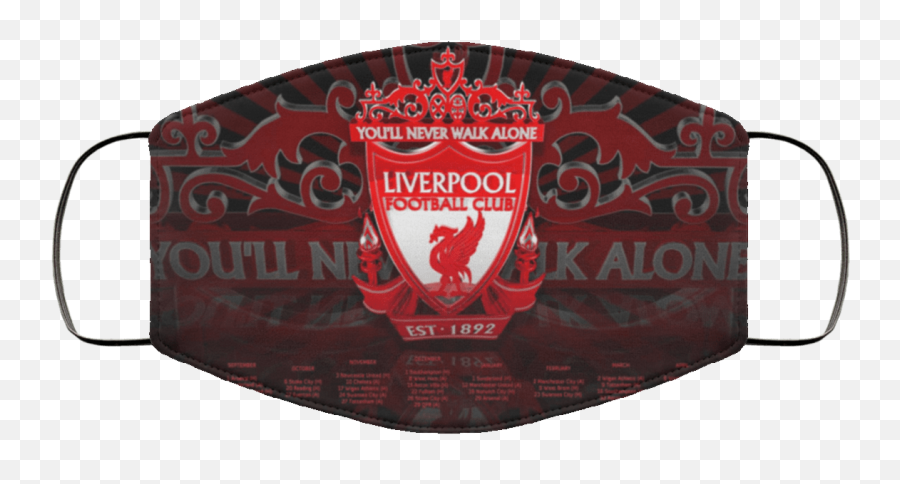 Fan Liverpool Fc Face Mask - Assassins Creed Valhalla Face Mask Emoji,Liverpool Logo
