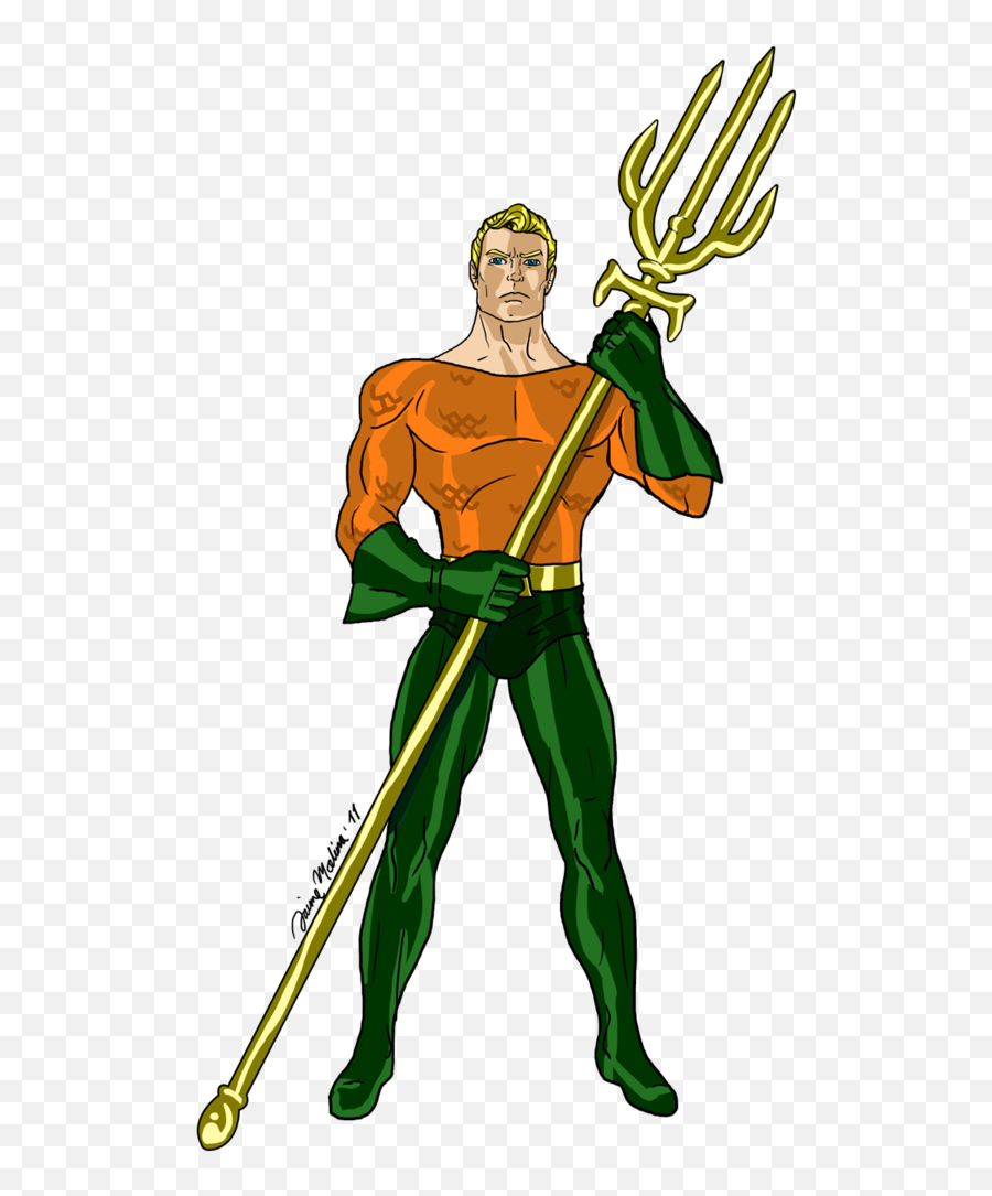 Aquaman Png Transparent Image - Aqua Man Cartoon Png Emoji,Aquaman Png