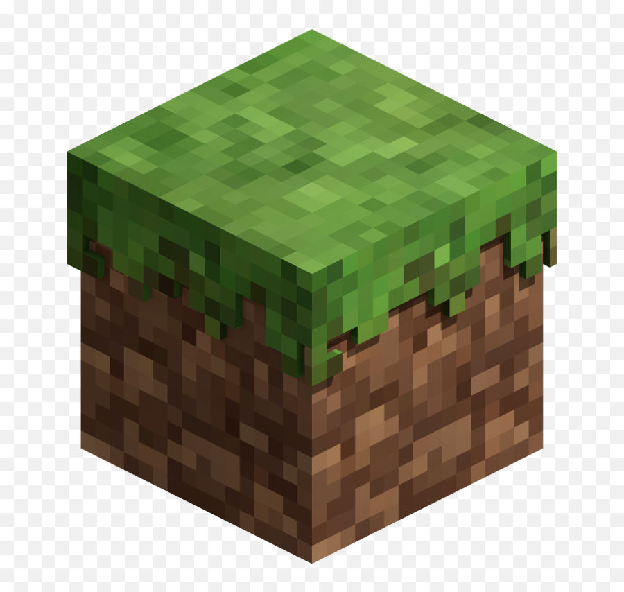 Minecraft Grass Block - Minecraft Block No Background Emoji,Minecraft Transparent Background
