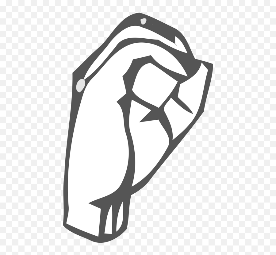 Zero Clipart Sign Language - Sign Language Alphabet O Png Emoji,Zero Clipart