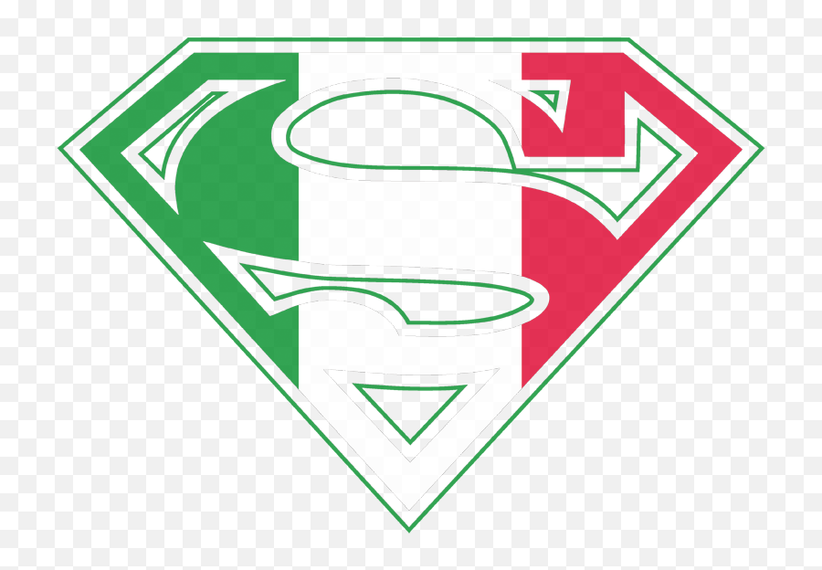 Superman Italian Shield Juniors T - Shirt Superman Logo In Italian Flag Superman Logo Emoji,Superman Logo Png